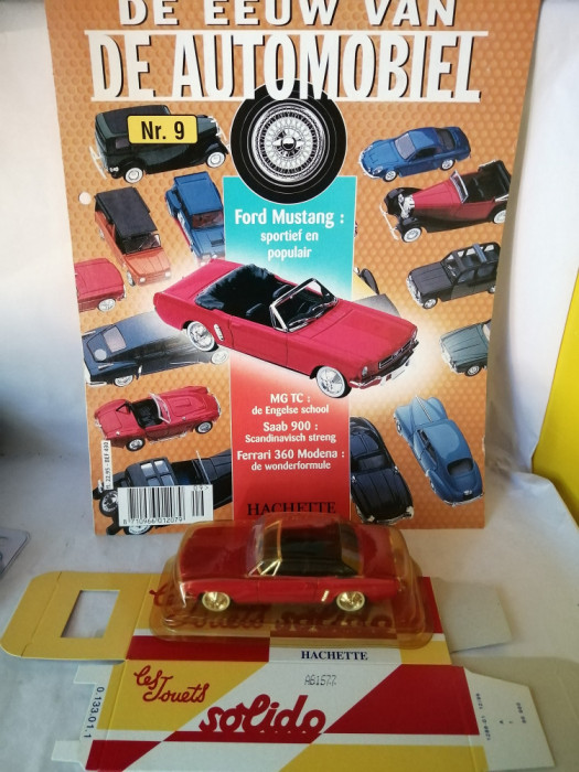 bnk jc Solido Hachette no 9 Ford Mustang - 1/43