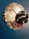 Brosa art deco...portelan