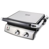 Grill electric Zass Grill &amp;amp; Panini Chef, 2000 W, placi detasbile, dimensiuni placi 29-23 cm, deschidere 180 grade