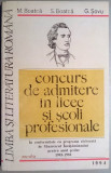 Limba si literatura romana Concurs de admitere - Boatca (autograf), Sovu