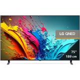 Televizor LG QNED 75QNED85T3C, 189 cm, Smart, 4K Ultra HD, 100 Hz, Clasa E (Model 2024), 190 cm