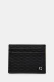 Armani Exchange carcasa din piele culoarea negru, 958053 4R847