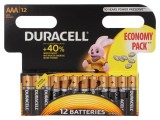 Baterie alcalină AAA 1,5V nere&icirc;ncărcabilă 12 buc BASIC, Duracell