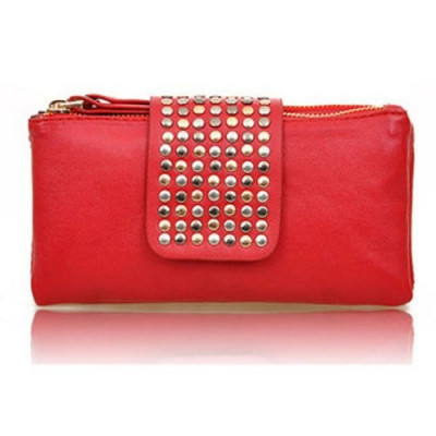 Portofel / Plic / Clutch - Dama Fashion - Din Piele si Incapator - ROSU foto