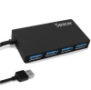 HUB extern SPACER, porturi USB: USB 3.0 x 4, conectare prin USB3.0, cablu 1m lungime