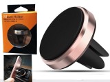 Suport Auto Magnetic Universal MyStyle Rose Gold, Telefon Mobil, Prindere Ventilatie