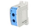 Conector de &Icirc;mbinare Șine 185mm Albastru 2 Borne