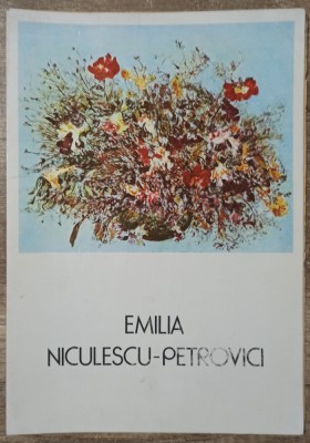 Pliant expozitie Emilia Niculescu-Petrovici 1992 foto