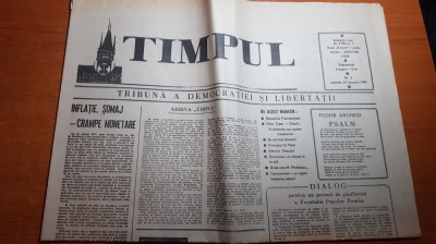 ziarul timpul 27 ianuarie 1990-art. petre tutea,emil cioran foto