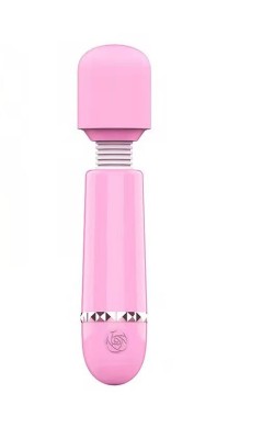 Micro Wand Starlet Guilty Toys 10 Moduri Vibratii USB Roz foto