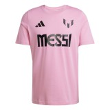 Lionel Messi tricou de bărbați MESSI Name and number pink - XXL, Adidas