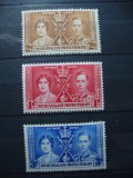 BECHUANALAND 1937 SERIE GEORGE VI MH, Nestampilat