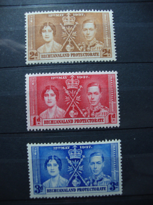 BECHUANALAND 1937 SERIE GEORGE VI MH