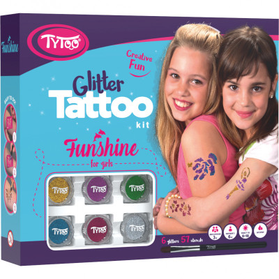 Set tatuaje temporare cu sclipici Funshine Tytoo foto