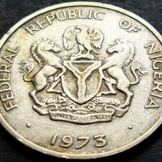 Moneda exotica 10 KOBO - NIGERIA, anul 1973 * cod 2448