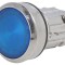 Comutator apăsare 22mm albastru 2 poziții