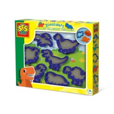 Forme pentru copii de taiat plastilina Dino 7 piese