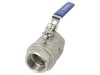 Supapă cu bilă Oţel AISI 316 PTFE 150mm - PNEUMAT
