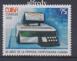 CUBA 2010, Computer, Tehnica de calcul, serie neuzata, MNH, Nestampilat