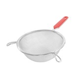 Strecuratoare inox, 14 cm - Zokura, cu maner, paste, plastic
