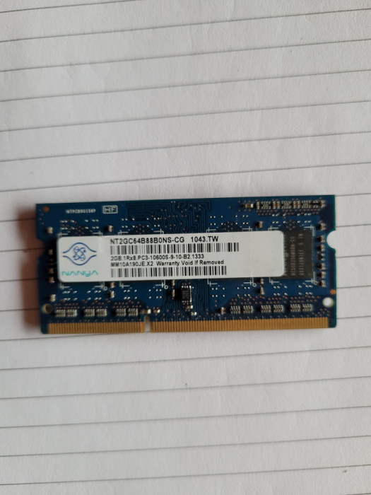 ram DDR3 - 2 Gb - NANYA