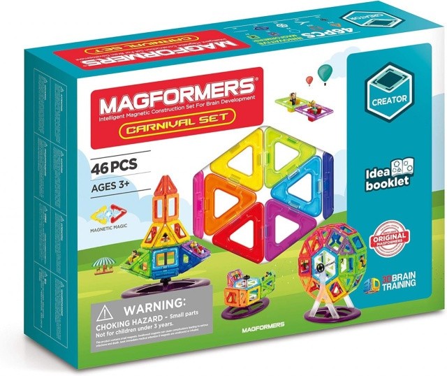 Set magnetic de construit Magformers, Carnival Plus, 48 piese