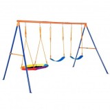 Leagan pentru copii, 3 in 1, cadru otel A, max 272 kg, demontabil, 1651H x 3048 x 1829 mm, VivaTechnix