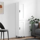 vidaXL Dulap &icirc;nalt, alb, 34,5x34x180 cm, lemn prelucrat