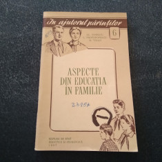 AL IONESCU - ASPECTE DIN EDUCATIA FAMILIE 1957