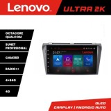 Navigatie Mazda 3 2004-2009 Lenovo Kit-161 8 core QLED Qualcomm 4+64 360 Android Waze USB Navigatie Internet Youtube Radio CarStore Technology