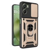 Husa Motorola Moto G06 protectie camera Asteroid GSM CamShield Series, auriu