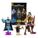 Disney Mirrorverse Set figurine articulate Genie, Scrooge McDuck &amp; Goofy (Gold Label) 13 - 18 cm