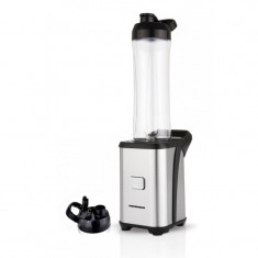 Blender Heinner Sport, 350 W, 600 ml, bol tritan, pasare, amestecare, baza inox, Gri foto