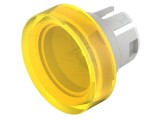 Lentilă pentru buton 16mm, galbenă