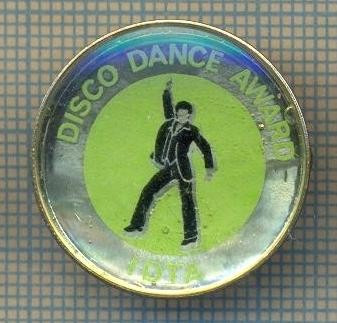 Y 1020 INSIGNA - IDTA -DISCO DANCE AWARD-LONDON -ANGLIA -PENTRU COLECTIONARI foto