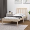 VidaXL Cadru de pat single, 90x190 cm, lemn masiv de pin 3105036