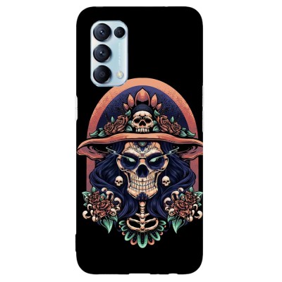 Husa compatibila cu Oppo Find X2 Pro model Mexican skull, Silicon, TPU, Viceversa foto