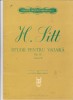 AS - H. SITT - STUDII PENTRU VIOARA, OP.32, CAIETUL III