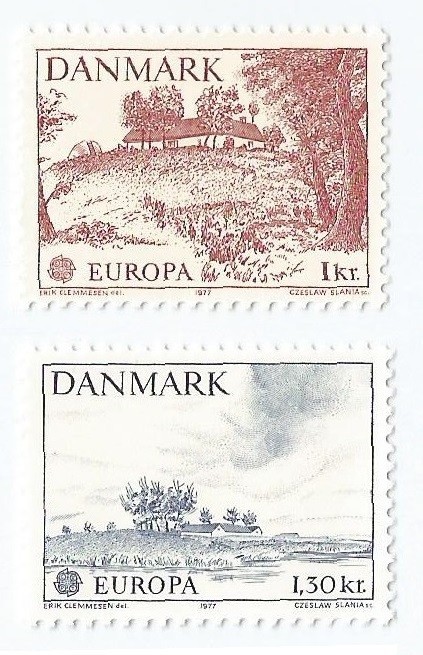 |Danemarca, Europa CEPT, 1977, MNH