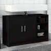 VidaXL Dulap de chiuvetă, negru, 90x29x55 cm, lemn prelucrat 848123