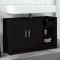 vidaXL Dulap de chiuvetă, negru, 90x29x55 cm, lemn prelucrat 848123