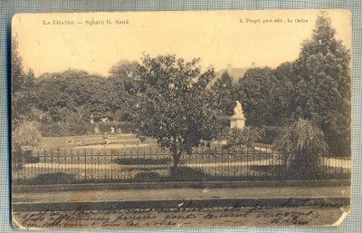 AD 399 C. P. VECHE -LA CHATRE-SQUARE-CIRC.1904-CATRE MADAME K. CEOHARI-BUCURESTI foto