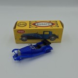 Jucarie veche de colectie: masinuta de epoca Bugatti 1930, Hobby Samochody Wyscigowe, Polonia, anii '70, defecta