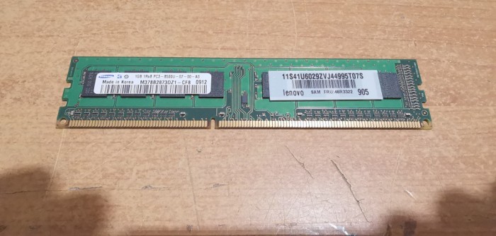 Ram PC Samsung 1GB DDR3 PC3-8500U M378B2873DZ1-CF8