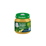 Gerber Bio Piure mazare, brocoli, dovlecel, 125g, Nestle