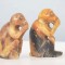 Figurine realizate in piatra de tip ONIX maimutele intelepte