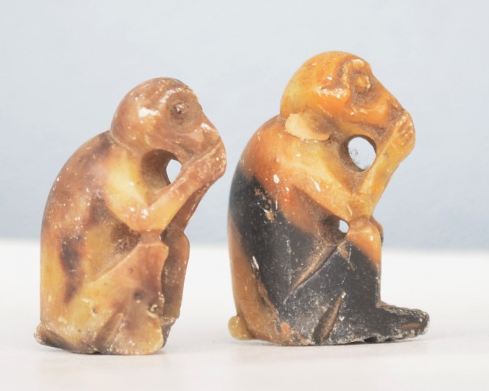 Figurine realizate in piatra de tip ONIX maimutele intelepte