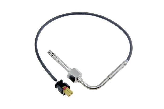 Senzor temperatura filtru particule Mercedes Sprinter 3- T, 3, 5-T 311, 313, 314, 316cdi 2011-, In Fata La Catalizator, lungime cablu 315mm, NTY EGT-