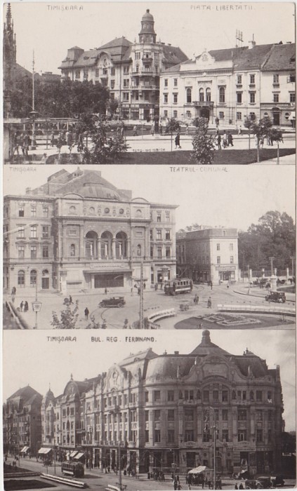 CP Timisoara colaj 3 Imagini ND (1930)