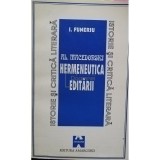 I. Funeriu - Al. Macedonski - Hermeneutica editarii (Editia: 1995)